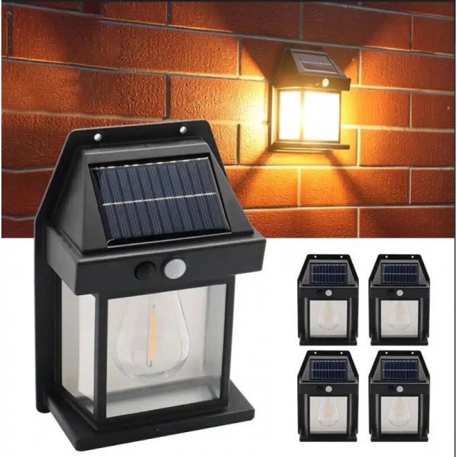 Уличный фонарь на солнечной батарее SOLAR LAMP Kt-888 с датчиком движения