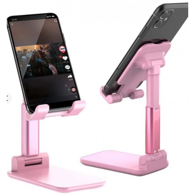 Складна підставка держатель для телефона, планшета Mobile Holder Pink