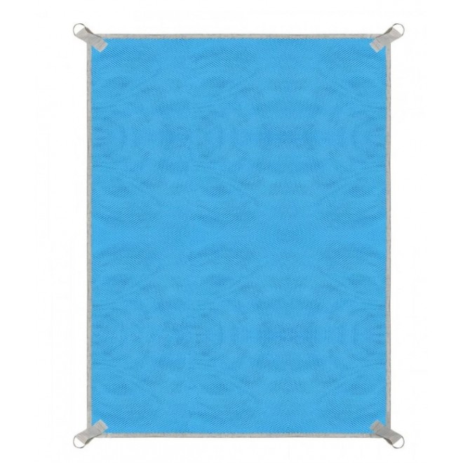 Пляжна підстилка, пляжний килимок антіпесок, пляжний килимок sand mat | 150х200 см блакитний