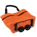 Складная хозяйственная сумка – трансформер 2 в 1 Шоппер на колесиках Оранжевая
