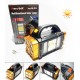 Ліхтар переносний кемпінговий HB-2678-25W+2COB, power bank, Li-Ion, сонячна батарея