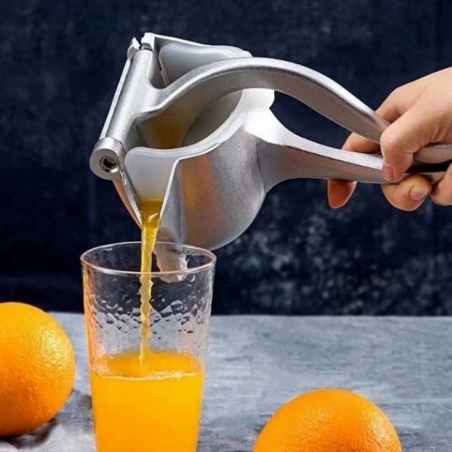 Соковитискач ручний для фруктів та цитрусових з затискачем Fruit Juicer Метал