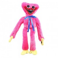 Мягкая игрушка обнимашка розовая с липучками на руках Киси Миси 40см