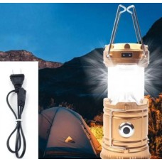 Кемпинговый светодиодный фонарь  LED USB  на солнечных батареях 5808