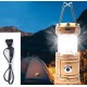 Кемпинговый светодиодный фонарь  LED USB  на солнечных батареях 5808