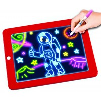 Светодиодный планшет для рисования Волшебная Доска. Творческий набор для создания светящихся рисунков.