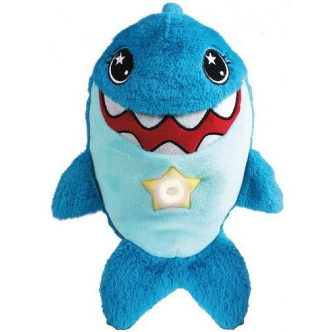 Мягкая игрушка ночник-проектор звёздного неба Star Bellу Dream Акула