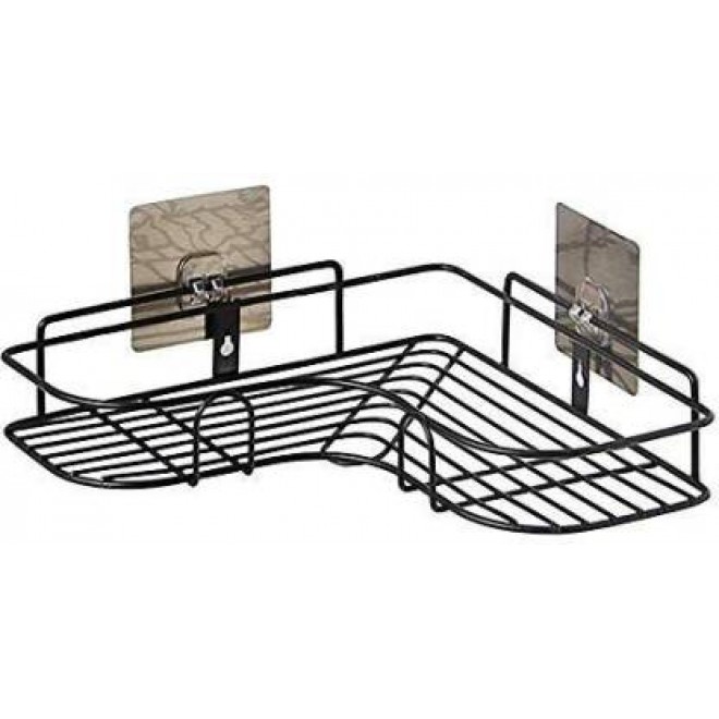 Полиця кутова настінна Метал-Стиль Чорна 25 см 1 ярус Полиця кутова настінна Метал-Стиль Чорна 25 см 1 ярус