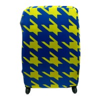 Чехол для чемодана Coverbag неопрен S молния желтая