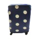 Чехол для чемодана Coverbag неопрен M пузыри синие