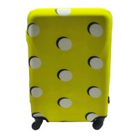 Чехол для чемодана Coverbag неопрен M пузыри желтые