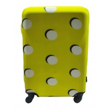 Чехол для чемодана Coverbag неопрен S пузыри желтые Чехол для чемодана Coverbag неопрен S пузыри желтые
