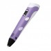 3Д ручка для рисования с LED дисплеем 3D Pen 2 Розовая 