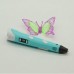 3Д ручка для рисования с LED дисплеем 3D Pen 2 Розовая 