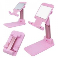 Складная  подставка держатель  для телефона, планшета  Mobile Pink