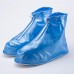 Многоразовые водонепроницаемые чехлы бахилы для обуви с молнией и шнурком-утяжкой S 35-36 р. Розовые