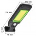 Фонарь прожектор на солнечной батарее с датчиком движения Solar Induction street lamp BK-98 Фонарь прожектор на солнечной батарее с датчиком движения Solar Induction street lamp BK-98