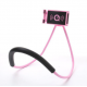 Гибкий держатель для телефона на шею Holder розовый