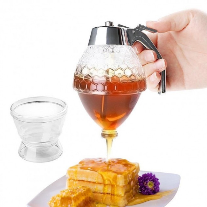 Диспенсер-емкость, дозатор для меда и соусов Honey Dispenser