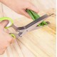 Кухонні ножиці для зелені Herb Scissors 5 гострих лез + щітка для чистки
