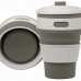 Складная силиконовая чашка с крышкой Collapsible Coffe Cup 350 ml., силиконовая складная кружка для путешествий