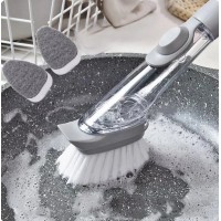 Многофункциональная щетка с дозатором для чистки посуды CLEANER BRUSH