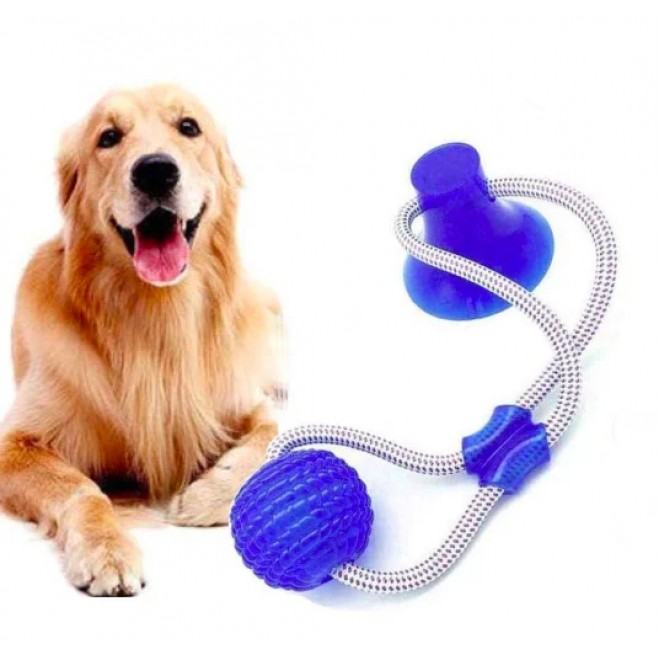 Іграшка на присоску для собак багатофункціональна іграшка для собак Dog Toy м'яч на присоску