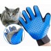 Перчатка для вычесывания шерсти True Touch домашних животных, перчатка для чистки животных, фурминатор