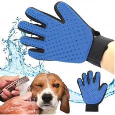 Перчатка для вычесывания шерсти True Touch домашних животных, перчатка для чистки животных, фурминатор 