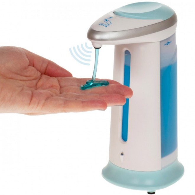 Бесконтактный сенсорный дозатор для жидкого мыла Magic Soap 300 мл
