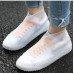 Силиконовые чехлы бахилы для обуви от дождя и грязи размер S 32-36 белые