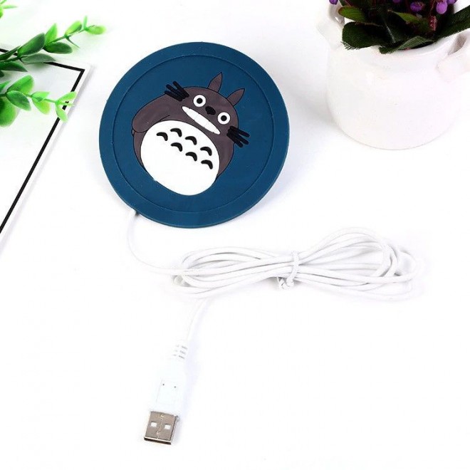 Силиконовая USB подставка для чашки с подогревом Coaster Pad (под чашку кружку) 
