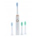 Элетрическая зубная щётка Shuke с 4 насадками белая