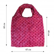 Компактная сумка шоппер из плащевой ткани принт 0501