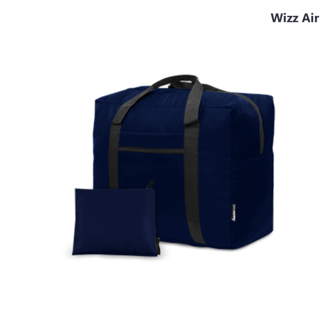 Дорожня сумка для ручної поклажі Coverbag синя 40*30*20 см Wizzair