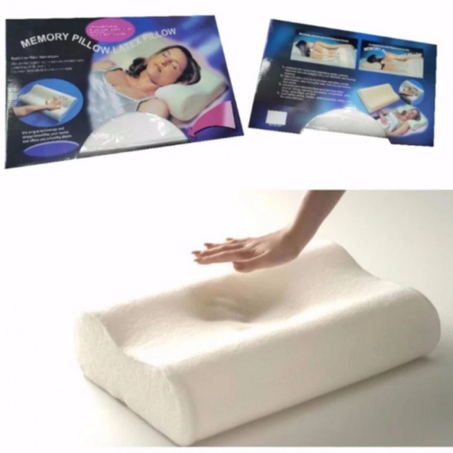 Ортопедическая подушка Comfort Memory Pillow с наволочкой, подушка с памятью
