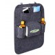 Органайзер для спинки сиденья автомобиля  Vehicle mounted storage bag т.серый