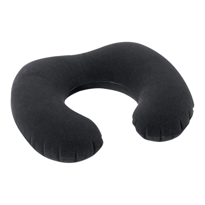Подушка надувная Intex Pillow подкова черная 36х30х10см