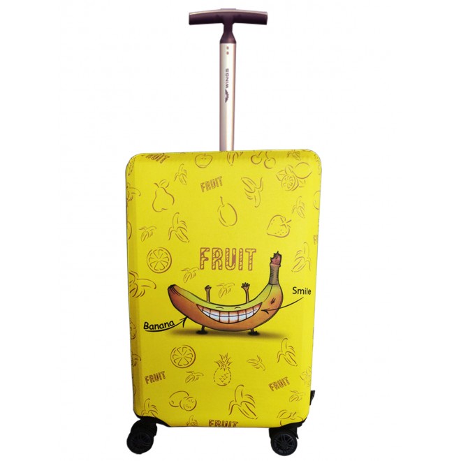 Чехол для чемодана Coverbag  неопрен  M   банан
