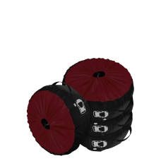 Комплект чехлов для колес Coverbag Premium  S бордо 4шт.