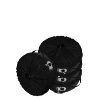 Комплект чехлов для колес Coverbag Premium S черный 4шт.