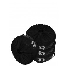 Комплект чехлов для колес Coverbag Premium S черный 4шт.