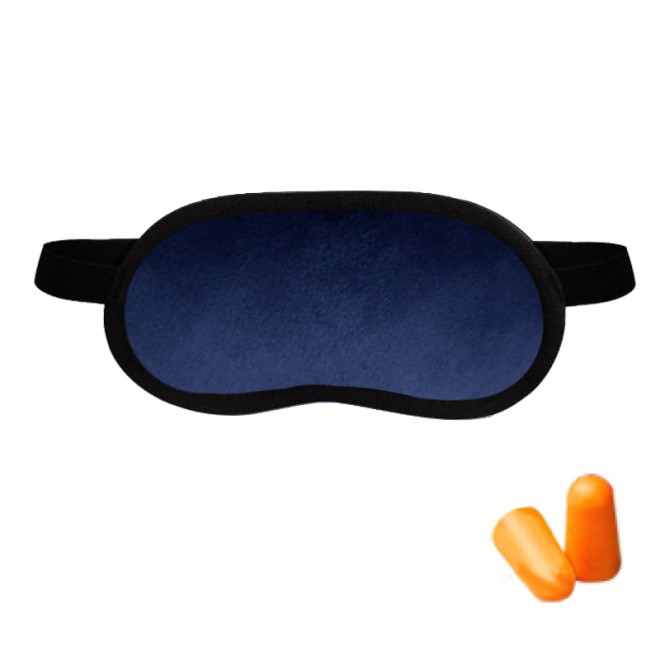 Набор для сна Coverbag синий  (маска + беруши)