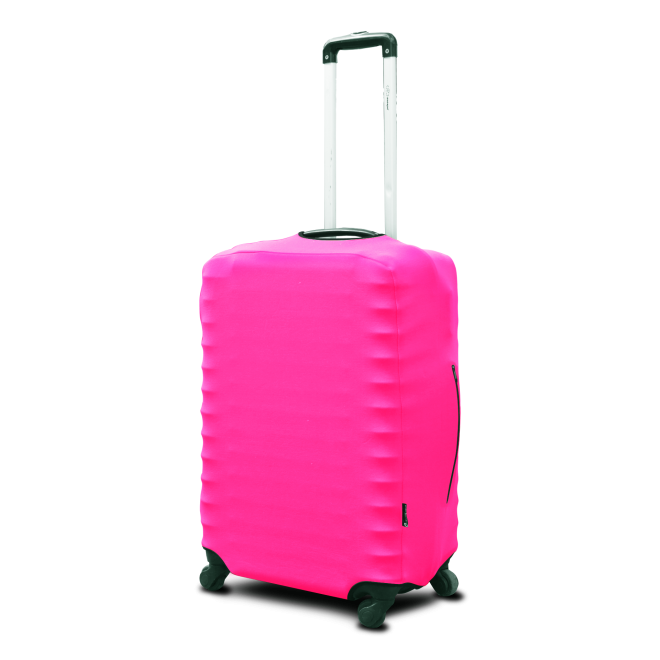 Чехол для чемодана  Coverbag дайвинг S розовый 