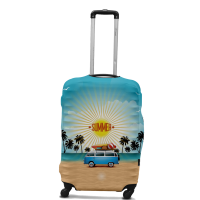 Чехол для чемодана Coverbag минивен L принт 0425 Чехол для чемодана Coverbag минивен L принт 0425