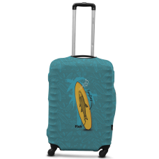 Чохол для валізи Coverbag серфінг L принт 0423