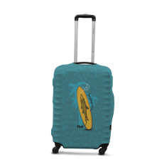 Чохол для валізи Coverbag серфінг M принт 0423