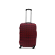 Чохол для валізки Coverbag дайвінг S ромби червоні