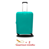 Чехол на чемодан Coverbag  микродайвинг  S мята