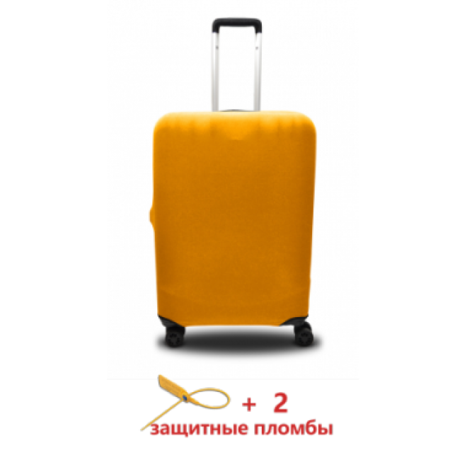 Чехол для чемодана Coverbag микродайвинг L желтый